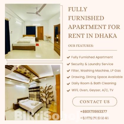Furnished Two Bedroom Flats for Rent In Baridhara.